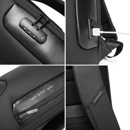 Anti Theft Waterproof Backpack with Coded Lock and Hidden Pockets, Waterproof Scratch Resistant Backpack – image 7
