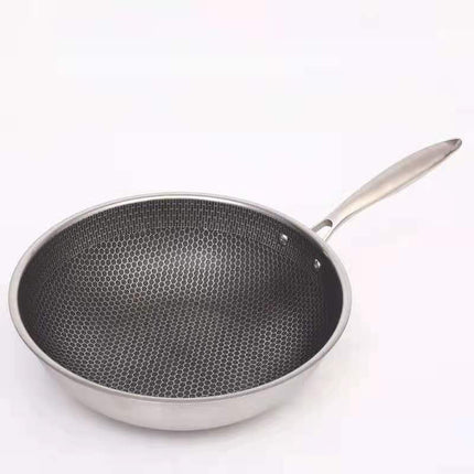Non Stick Stainless Steel Frying Pan, Induction Cooktop Pan with Stay Cool Handle – image 7