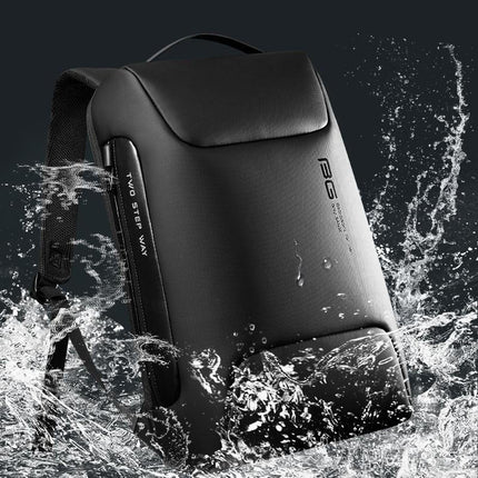 Anti Theft Waterproof Backpack with Coded Lock and Hidden Pockets, Scratch Resistant Travel Backpack with USB – image 8
