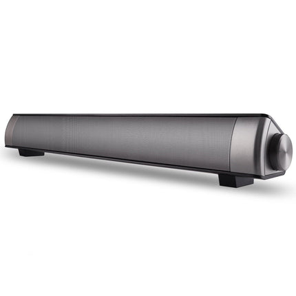 Compact Soundbar for TV, Portable Bluetooth Soundbar for TV with Rechargeable Battery