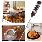 Digital Meat Thermometer, Food Thermometer with Probe for Cooking Meat, Cooking Thermometer for Poultry and Chocolate