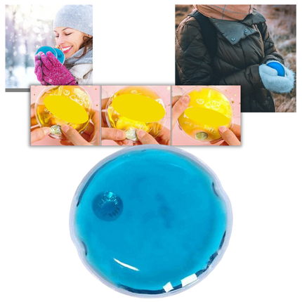 Hand Warmers Reusable with Click Metal Disc, Pocket Warmer for Cold Hands