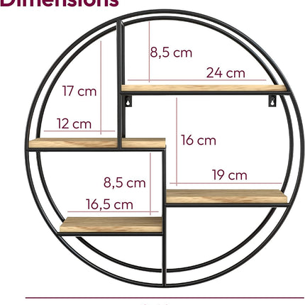 Floating Shelf, Plant Shelf for Living Room