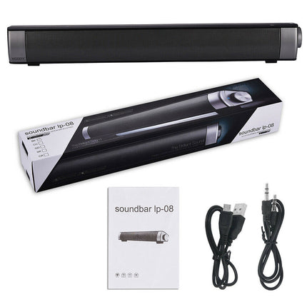 Compact Soundbar for TV, Portable Bluetooth Soundbar for TV with Rechargeable Battery – image 4