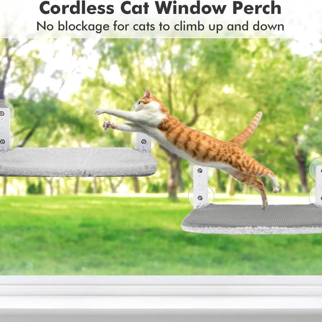 Cat Hammock for Window, Cat Window Perch with Suction Cups