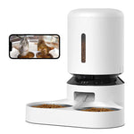 Tuzwa 5L Automatic Pet Feeder & Water Dispenser Station | Gravity Dog & cat automatic pet feeder Set | Large Capacity Feeding System for Cats & Small Dogs