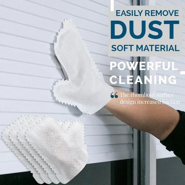 Cleaning Gloves for Dusting, Reusable Duster Gloves for Wet and Dry Cleaning