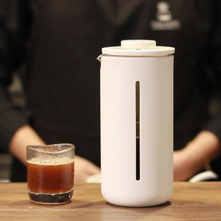 French Press Coffee Maker, Glass French Press with Stainless Steel Filter