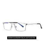 Tuzwa Blue Light Blocking Glasses for Men – Rectangle Computer Glasses for Screen Use with Lightweight Frame