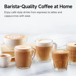 Tuzwa Espresso Coffee Machine | 20-Bar Semi-Automatic Espresso Machine with Temperature Control for Cappuccino, Latte & Espresso