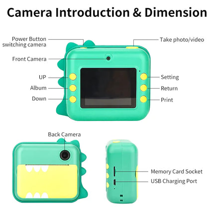 Instant Camera for Kids, Instant Print Camera with Dual Lens – image 4