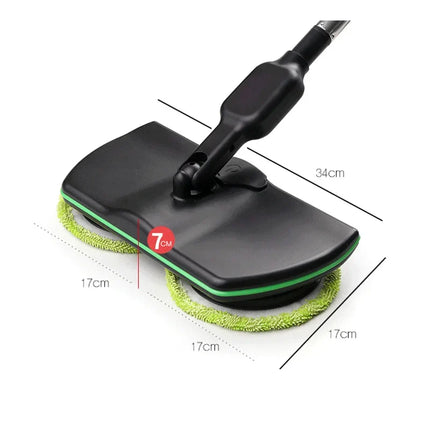 Cordless Electric Spin Mop Floor Cleaner, Floor Scrubber with Waxing Pads – image 8