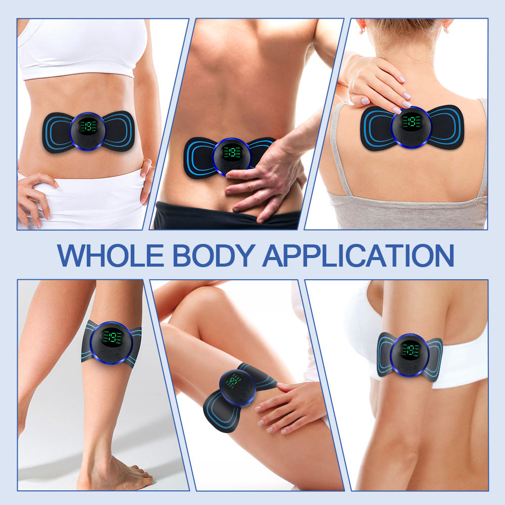 Tuzwa EMS Massage Pad for Sciatica Relief | Portable Muscle Stimulator | Pain Relief Massager for Back, Legs & Hips