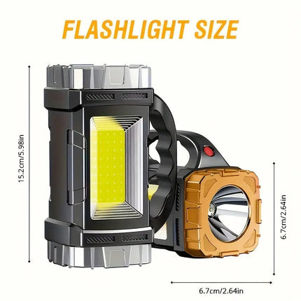 Rechargeable Flashlight, High Lumen LED Flashlight with Power Bank – image 4