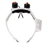 Tuzwa LED Magnifying Glasses with Adjustable Lens – High-Definition Hands-Free Magnifier Eyewear for Reading, Crafts & Detailed Work