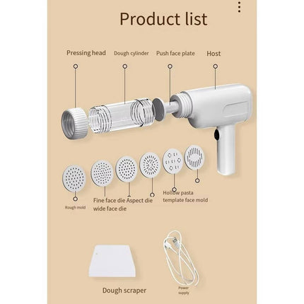 Portable Rechargeable Ramen Noodle Machine for Home, Pasta Maker Machine – image 11