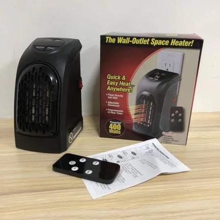 Portable Space Heater, Plug In Electric Space Heater with 2 Stage Heating