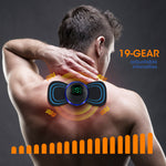 Tuzwa EMS Massage Pad for Sciatica Relief | Portable Muscle Stimulator | Pain Relief Massager for Back, Legs & Hips