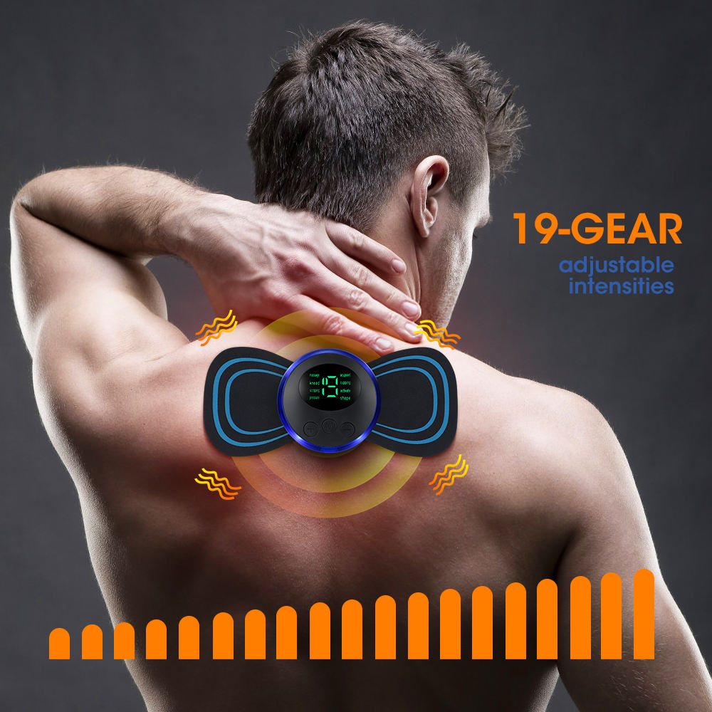 Tuzwa EMS Massage Pad for Sciatica Relief | Portable Muscle Stimulator | Pain Relief Massager for Back, Legs & Hips