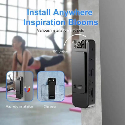 Body Camera with Audio, Mini Body Worn Camera 1080P with Night Vision – image 6