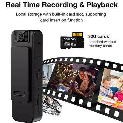 Body Camera with Audio, Wearable Camera with Time Lapse and Magnetic Clip – image 9