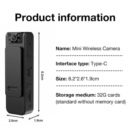 Body Camera with Audio, Mini Body Worn Camera 1080P with Night Vision – image 10