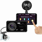 HD Dual Lens Dash Cam for Car with 170° Wide-Angle & Loop Recording | Front and Rear View for Enhanced Road Safety 0