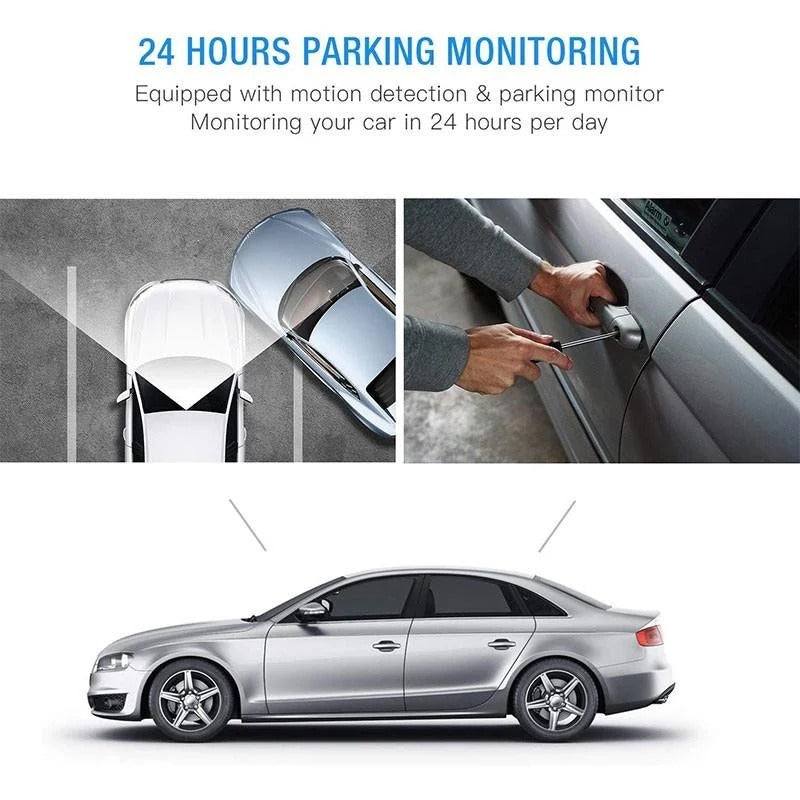 HD Dual Lens Dash Cam for Car with 170° Wide-Angle & Loop Recording | Front and Rear View for Enhanced Road Safety 7