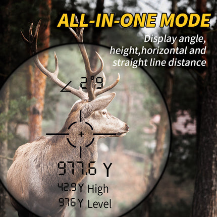 Hunting Rangefinder 1000 Yards, Laser Range Finder for Golf and Hunting – image 10
