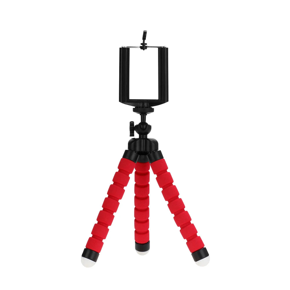 Tuzwa Mini Phone Tripod – Flexible Smartphone Tripod Stand with Adjustable Holder & Bendable Legs, Compact Portable Tripod for Photography & Travel