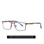 Tuzwa Blue Light Blocking Glasses for Men – Rectangle Computer Glasses for Screen Use with Lightweight Frame