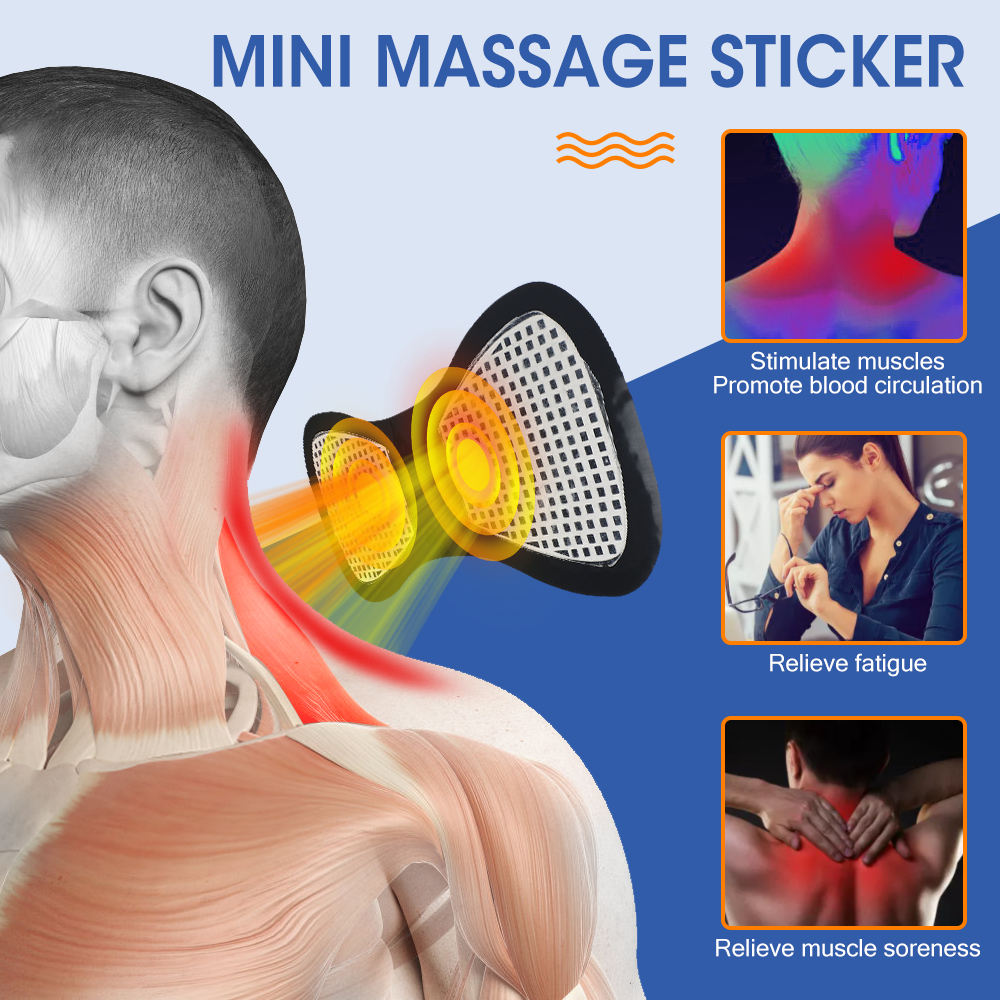 Tuzwa EMS Massage Pad for Sciatica Relief | Portable Muscle Stimulator | Pain Relief Massager for Back, Legs & Hips