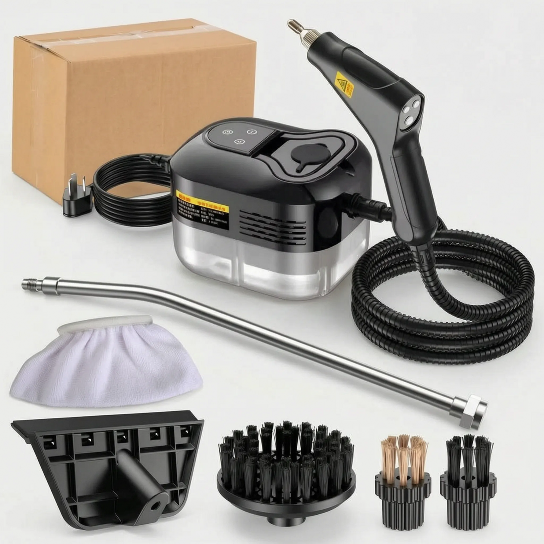 Handheld Steam Cleaner with High-Temperature Steam | Lightweight Design for Effortless Dirt Removal 4