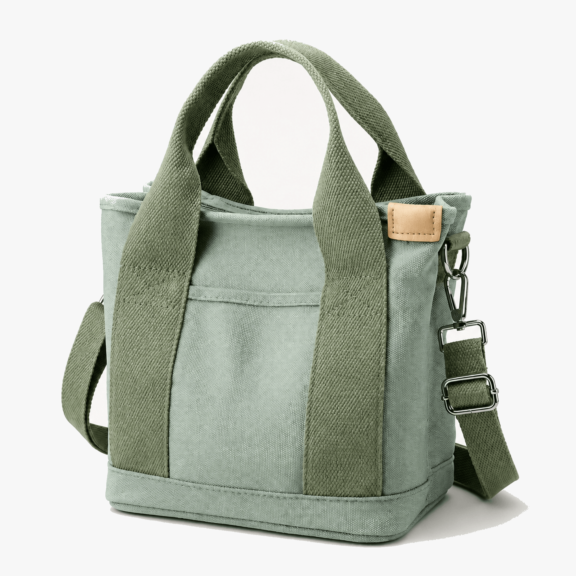 Handmade Tote Bag with Multi-Pocket Organization | Lightweight Canvas Design for Daily Convenience 0