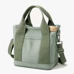 Handmade Tote Bag with Multi-Pocket Organization | Lightweight Canvas Design for Daily Convenience 0