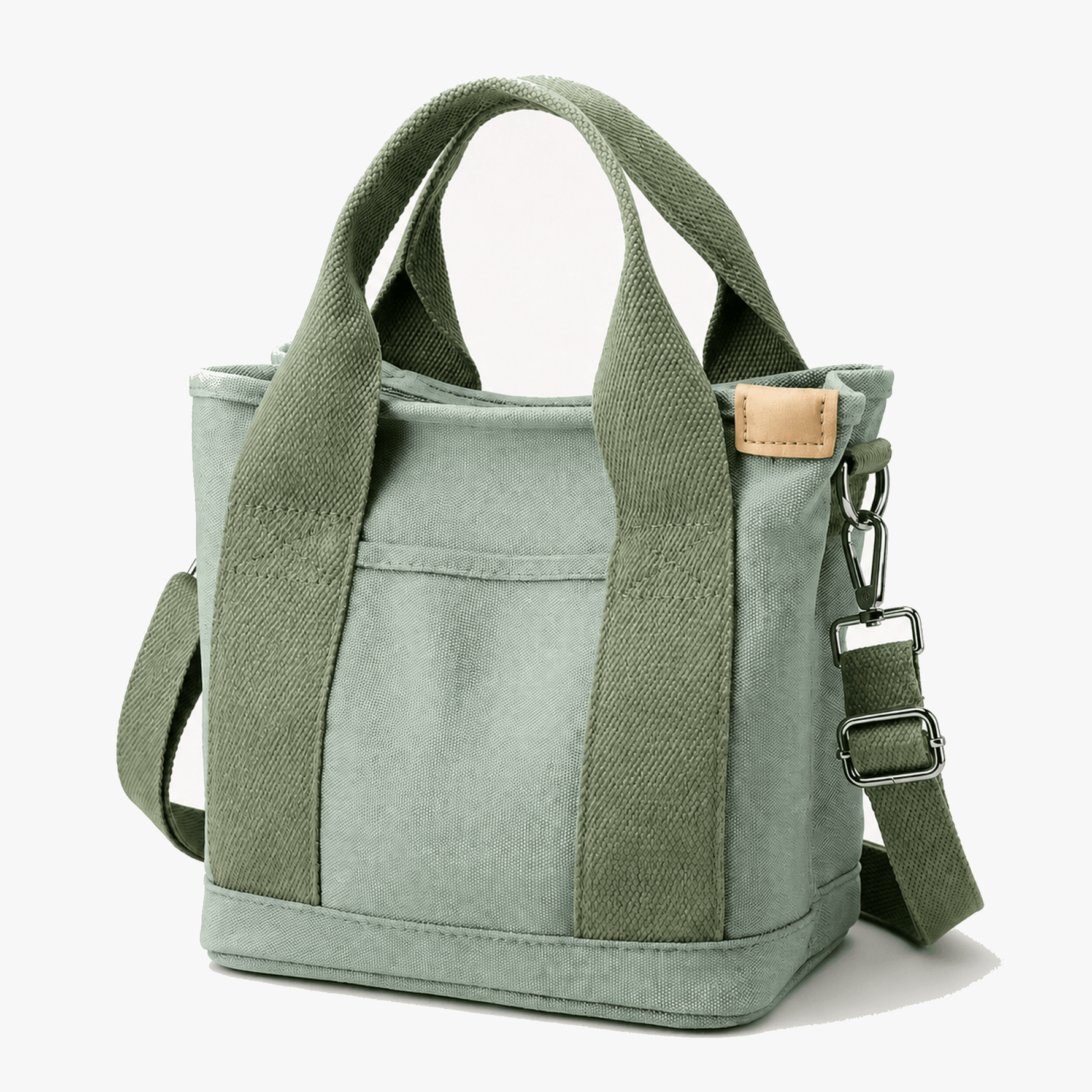 Handmade Tote Bag with Multi-Pocket Organization | Lightweight Canvas Design for Daily Convenience 0