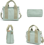Handmade Tote Bag with Multi-Pocket Organization | Lightweight Canvas Design for Daily Convenience 2