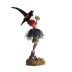 Handmade Witch Figurine | Intricate Resin Halloween Decor | Unique Collectible for Spooky Celebrations 4