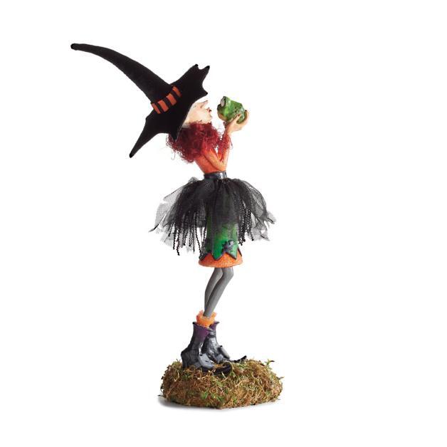 Handmade Witch Figurine | Intricate Resin Halloween Decor | Unique Collectible for Spooky Celebrations 4