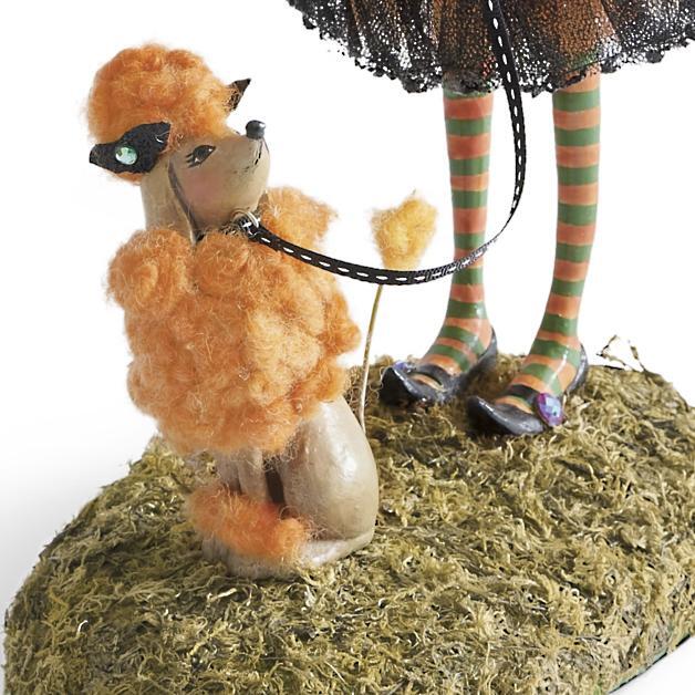 Handmade Witch Figurine | Intricate Resin Halloween Decor | Unique Collectible for Spooky Celebrations 6