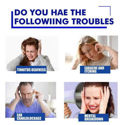 Ear Drops for Tinnitus 2 Pack, Natural Ear Drops for Ear Relief