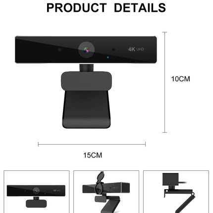 4K Webcam with Microphone, Autofocus Streaming Camera for Video Calls – image 8