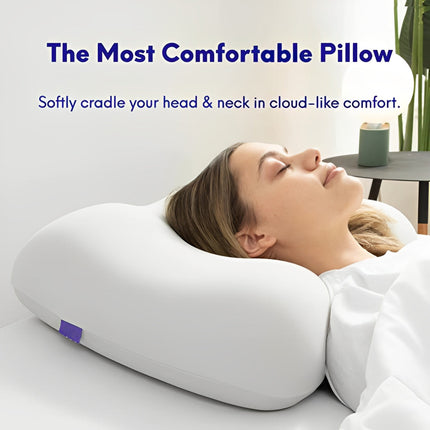 Side Sleeper Pillow, Travel Neck Pillow for Side and Back Sleepers