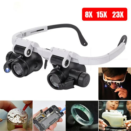Magnifying Glasses with Light, Jewelers Magnifier for Repair