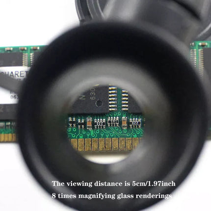 Magnifying Glasses with Light, LED Magnifying Glasses Headset with 8x 15x 23x Lenses – image 6