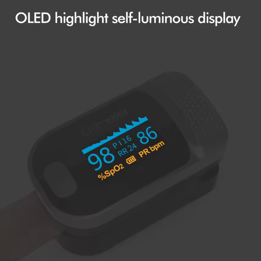 HealthTech | Oximeter & Blood Glucose Monitor with OLED Display | Compact Health Tracking Kit 2