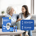 HealthTrack | Blood Glucose Monitor Kit with Digital Display & Compact Design | Complete Testing Set for Easy Home Monitoring 0