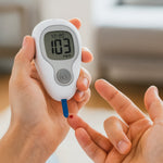 HealthTrack | Blood Glucose Monitor Kit with Digital Display & Compact Design | Complete Testing Set for Easy Home Monitoring 1