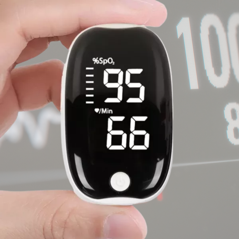 HealthTrack | Fingertip Pulse Oximeter with LED Display for Instant Health Monitoring 0