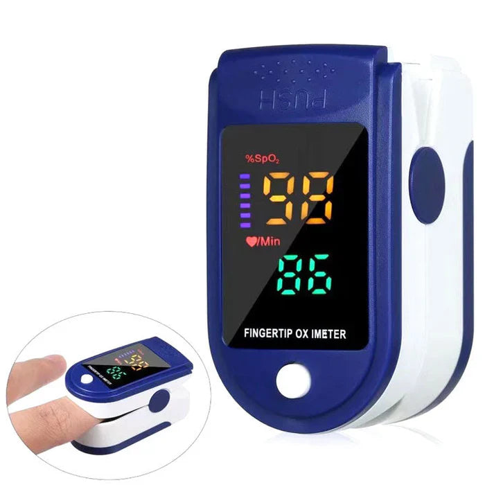 HealthTrack | LED Pulse Oximeter with Non-Invasive Readings | Compact Design for Home and Travel 0